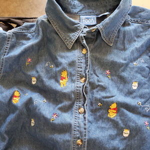Denim Pooh shirt
